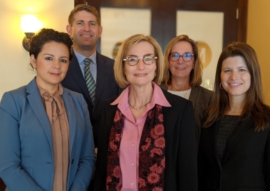 From left to right: Diana Castro, Client Service Associate; Dan Emmons, Financial Advisor; Magay Shepard, Senior Vice President/Investments;  Kathy Arey, Client Relationship Manager; Christine Parks, Client Service Associate